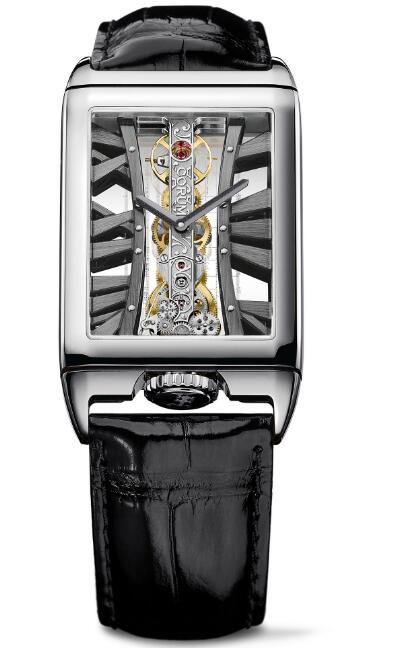 Review Copy Corum Golden Bridge Rectangle Joachim Horsley Watch B113/03727 - 113.051.59/0F01 MX19G - Click Image to Close